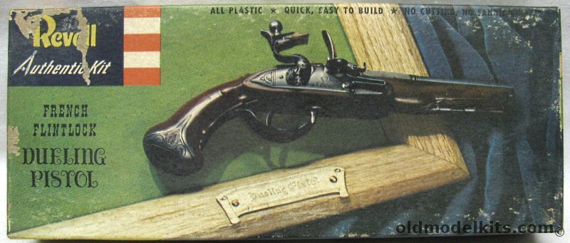 Revell 1/1 1776 French Flintlock Dueling Pistol - Pre 'S' Issue, H601-98 plastic model kit